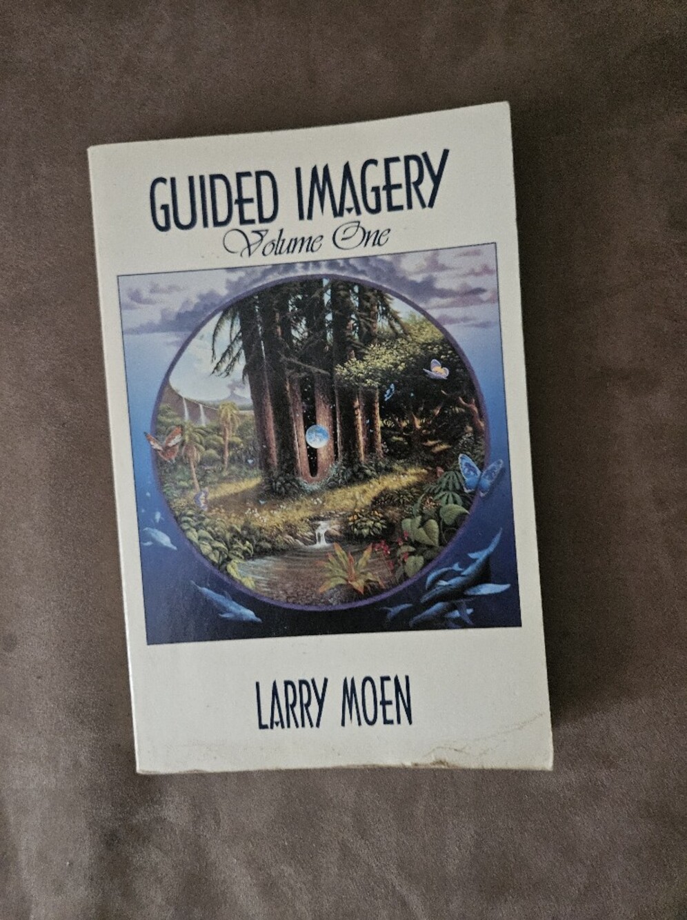 Guided Imagery Volume One by Larry Moen - White Cover with Blue Art